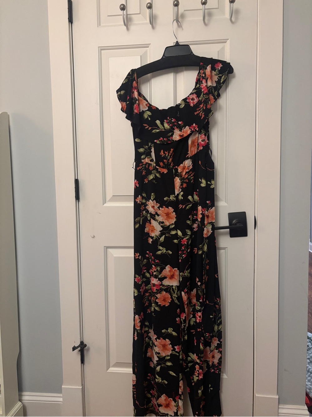 Black Floral Jumper